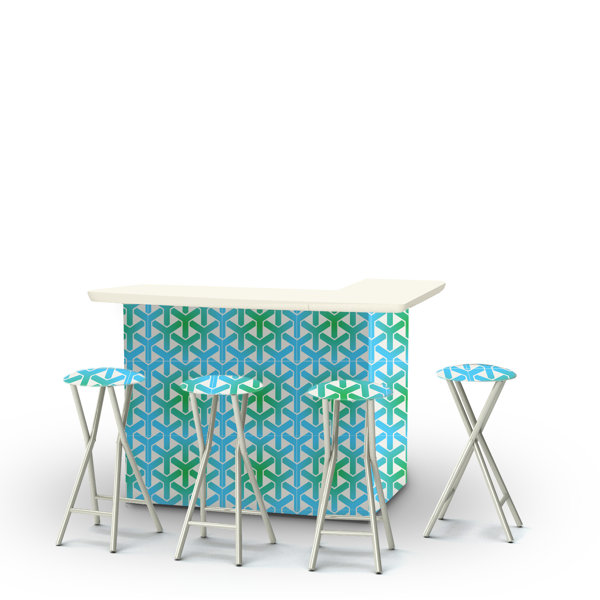 Best of Times Bar Set with Stools Wayfair